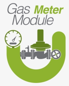 Clip Art Gas Meter Clipart - Gas Meter Set Icon, HD Png Download, Free Download