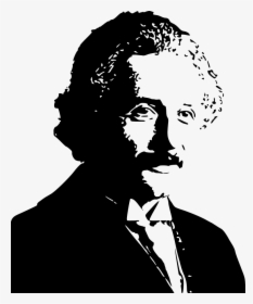 Albert Einstein Silhouette Svg Vector File, Vector - Albert Einstein Silhouette Png, Transparent Png, Free Download