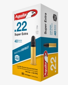 Aguila 22lr Ammunition Superextra 1b222332 Standard - .22 Long Rifle, HD Png Download, Free Download