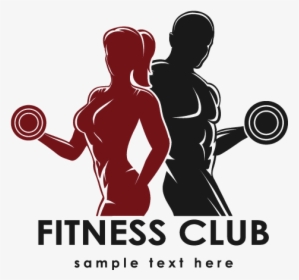 And Centre Club Men Slimming Fitness Bodybuilding Clipart - Men And Women Fitness Logo, HD Png Download, Free Download