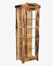 Aspen Log Display Cabinet - Cupboard, HD Png Download, Free Download