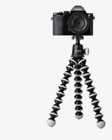 Vlog Camera With Flip Screen And Tripod, HD Png Download, Free Download