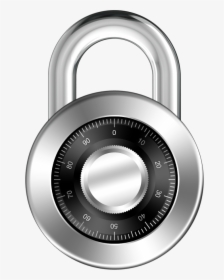 Padlock Clipart Combination Lock - Seguridad De Datos Personales, HD Png Download, Free Download