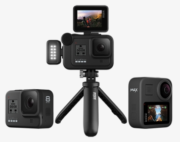 Camera, Lights, Action Gopro Introduce Hero8 Black - Gopro Hero 8 Black, HD Png Download, Free Download