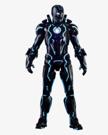 Neon Png -hot Toys Neon Tech Iron Man Mark Iv Sixth - Ironman Neon Tech Hot Toys, Transparent Png, Free Download