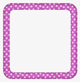 Transparent Polka Dot Border Clipart - Purple Polka Dot Border Clipart, HD Png Download, Free Download