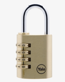Yale 150 Brass Open Shackle Combination Padlock - Yale Y150 40, HD Png Download, Free Download