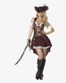 Womens Sexy Swashbuckler Costume - Jack Sparrow Girl Costume, HD Png Download, Free Download