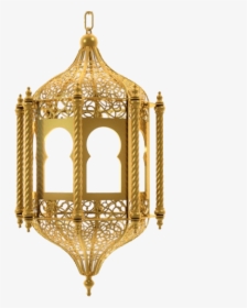 Ramadan Lamp Gold - Eid Mubarak Golden Png, Transparent Png, Free Download