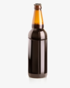 Beer Bottle Glass Illustration - Темное Пиво В Бутылке, HD Png Download, Free Download