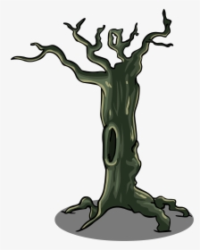 Trunk Clipart Scary Tree - Tree Branch Sprite, HD Png Download, Free Download