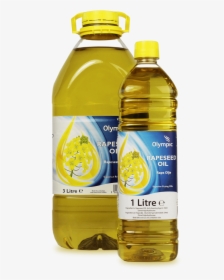 Olympic Rapeseed Oil 3l - Plastic Bottle, HD Png Download, Free Download