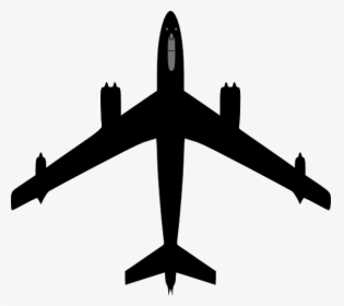 Silhouette Aeroplane, HD Png Download, Free Download