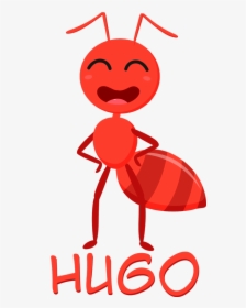 Transparent Hormiga Png - Ant Cartoon Character Front, Png Download, Free Download