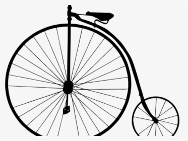Drawn Bike Old Fashioned - Penny Farthing Clip Art, HD Png Download, Free Download