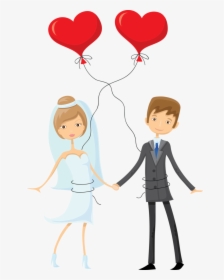 ♛this Is Me♛ Wedding - Мультяшные Картинки Жених И Невеста, HD Png Download, Free Download