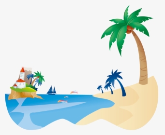 Beach Png - Coconut Tree Clip Art, Transparent Png, Free Download