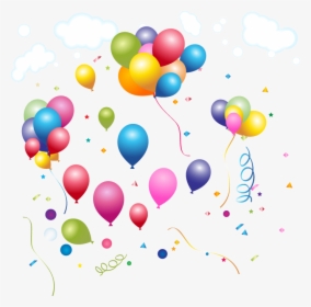 Transparent Gas Matter Clipart - Festive Balloon Background Png, Png Download, Free Download