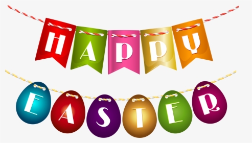Happy Easter Streamer Png Clip Art Imageu200b Gallery - Happy Easter Clipart Png, Transparent Png, Free Download