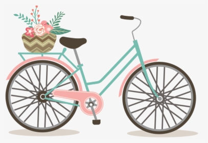 Vintage Cycling Clip Art - Bicycle Clipart, HD Png Download, Free Download