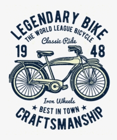 Classic Bicycle - Poster, HD Png Download, Free Download