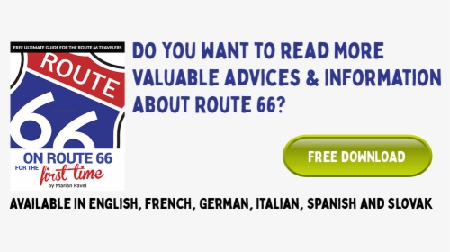 Route 66 Free Guide Download - U.s. Route 66, HD Png Download, Free Download