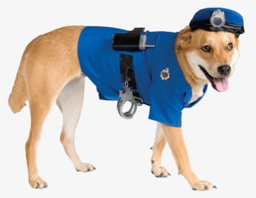 Dog In Police Outfit - Police Dog Costume, HD Png Download, Free Download