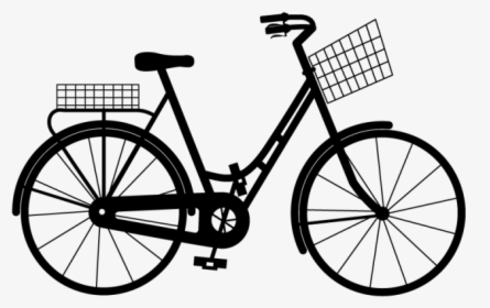 Bicycle Drawing Png, Transparent Png, Free Download