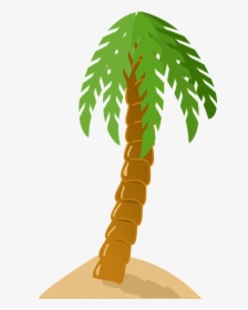 Transparent Palmeras Tropicales Png - Transparent Background Cartoon Clipart Palm Tree Png, Png Download, Free Download