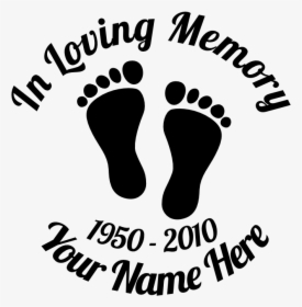 Baby Footprints With Angel Wings, HD Png Download, Free Download