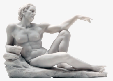 Marble Creation Of Man 1 Statue - Michelangelo, HD Png Download, Free Download