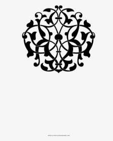 Ornamento Página Para Colorear - Arabesque Design, HD Png Download, Free Download