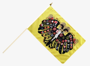 Holy Roman Empire Double-headed Eagle Hand Waving Flag - Drapeau Du Saint Empire Romain, HD Png Download, Free Download