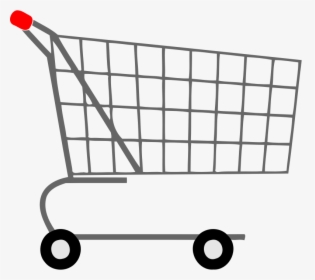 Shopping Trolley - Transparent Background Shopping Cart Clipart, HD Png Download, Free Download