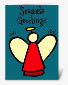 Christmas Angel Greeting Card, HD Png Download, Free Download