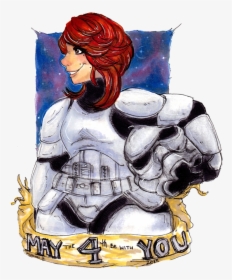 May The Fourth Be With You - Illustration, HD Png Download, Free Download