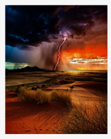 #background #lightning #storm - Grass, HD Png Download, Free Download