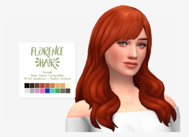Sims 4 Hair Fringe , Png Download - Sims 4 Hair Fringe, Transparent Png, Free Download