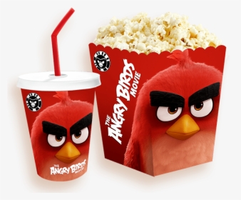 Angry Birds Action Angry Birds Action Angry Birds - Angry Birds Popcorn And Drink, HD Png Download, Free Download