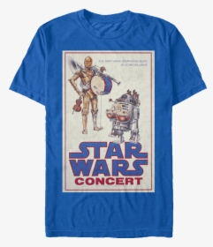 Star Wars Droid Concert T-shirt - Star Wars Music Poster, HD Png Download, Free Download