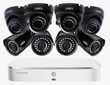 8-channel Home Security System With 2k Resolution Ip - Security Camera System, HD Png Download, Free Download