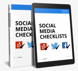 Restaurant Social Media Checklists For Ebooks - E-book Readers, HD Png Download, Free Download