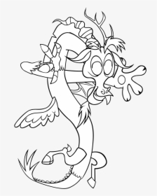 Mlp Discord Coloring Pages 3 By Sarah , Png Download - My Little Pony Discord Kolorowanka, Transparent Png, Free Download