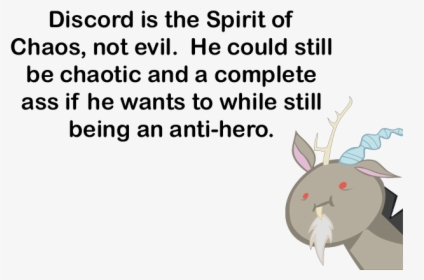 Discord Is The Spirit Of Chaos, Not Evil - Cartoon, HD Png Download, Free Download