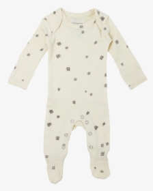 L"oved Baby, Baby Beige Crosshatch Sleeper - Polka Dot, HD Png Download, Free Download