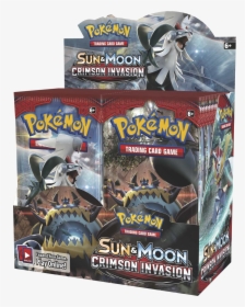 Sun & Moon Crimson Invasion Booster Box - Pokemon Crimson Invasion Box, HD Png Download, Free Download