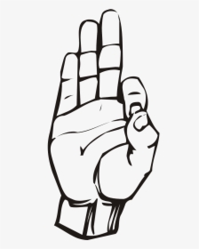 Sign Language F Clipart, HD Png Download, Free Download