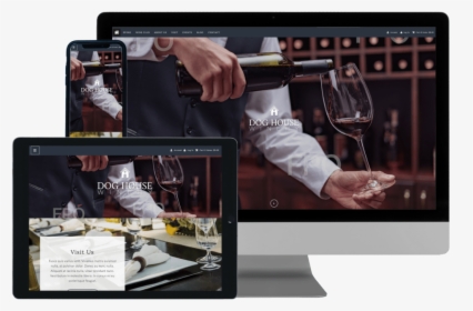 Display Of Website On Multiple Devices - Wine, HD Png Download, Free Download