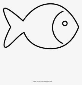 Fish Coloring Page - Pesce Stilizzato Da Colorare, HD Png Download, Free Download
