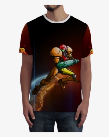 Camiseta Fullprint Super Metroid Samus Aran De Jogo - Camiseta Do Steven Universo, HD Png Download, Free Download